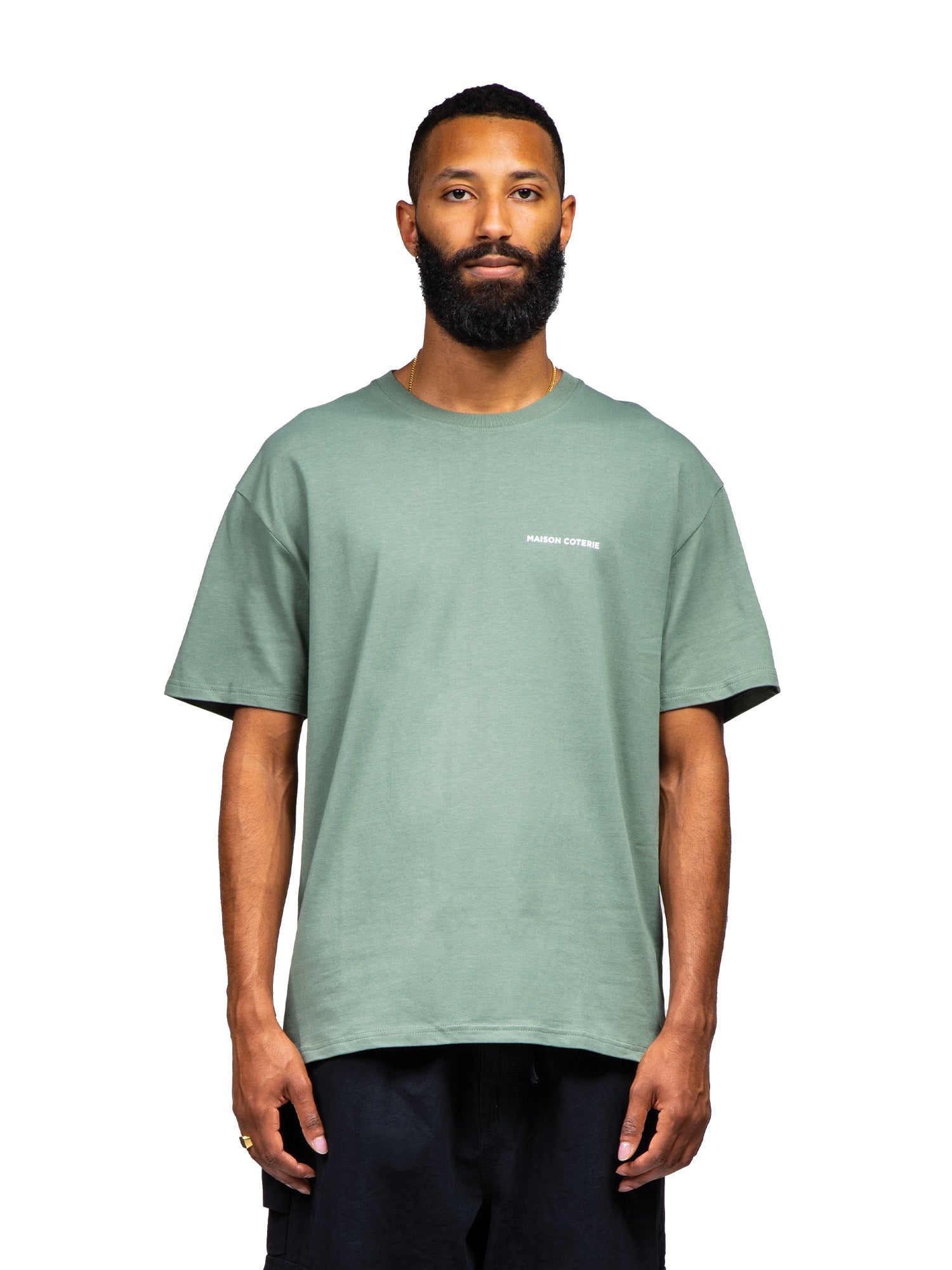 Yanni - Midweight Core Logo T-Shirt - Green