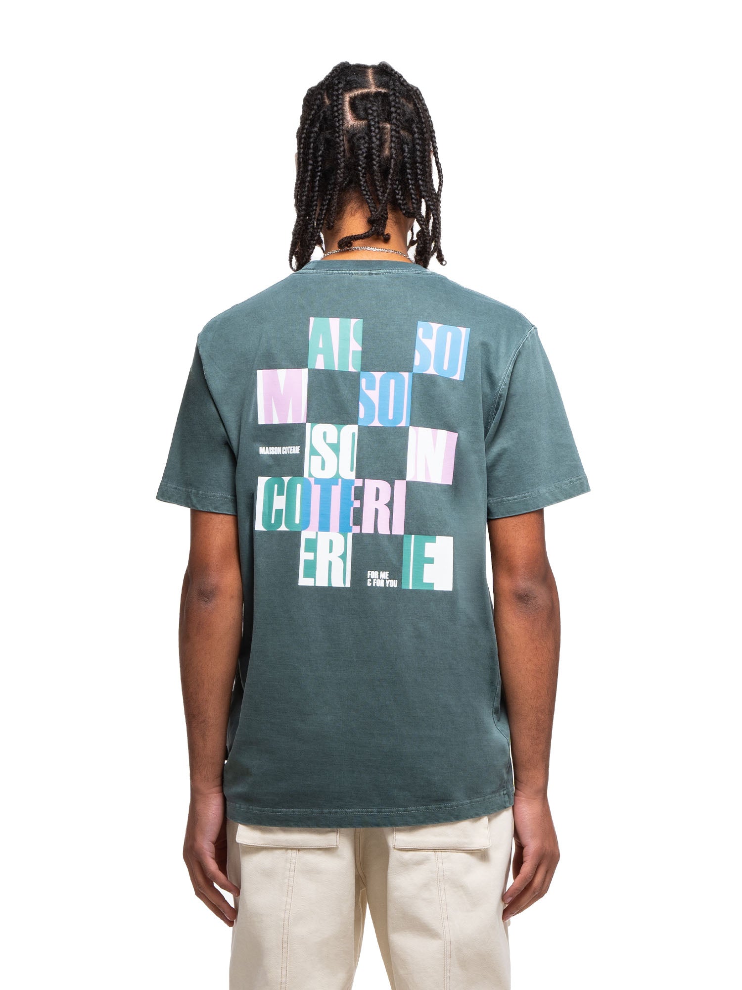 Avery - Pigment Dye T-Shirt - Forest Green