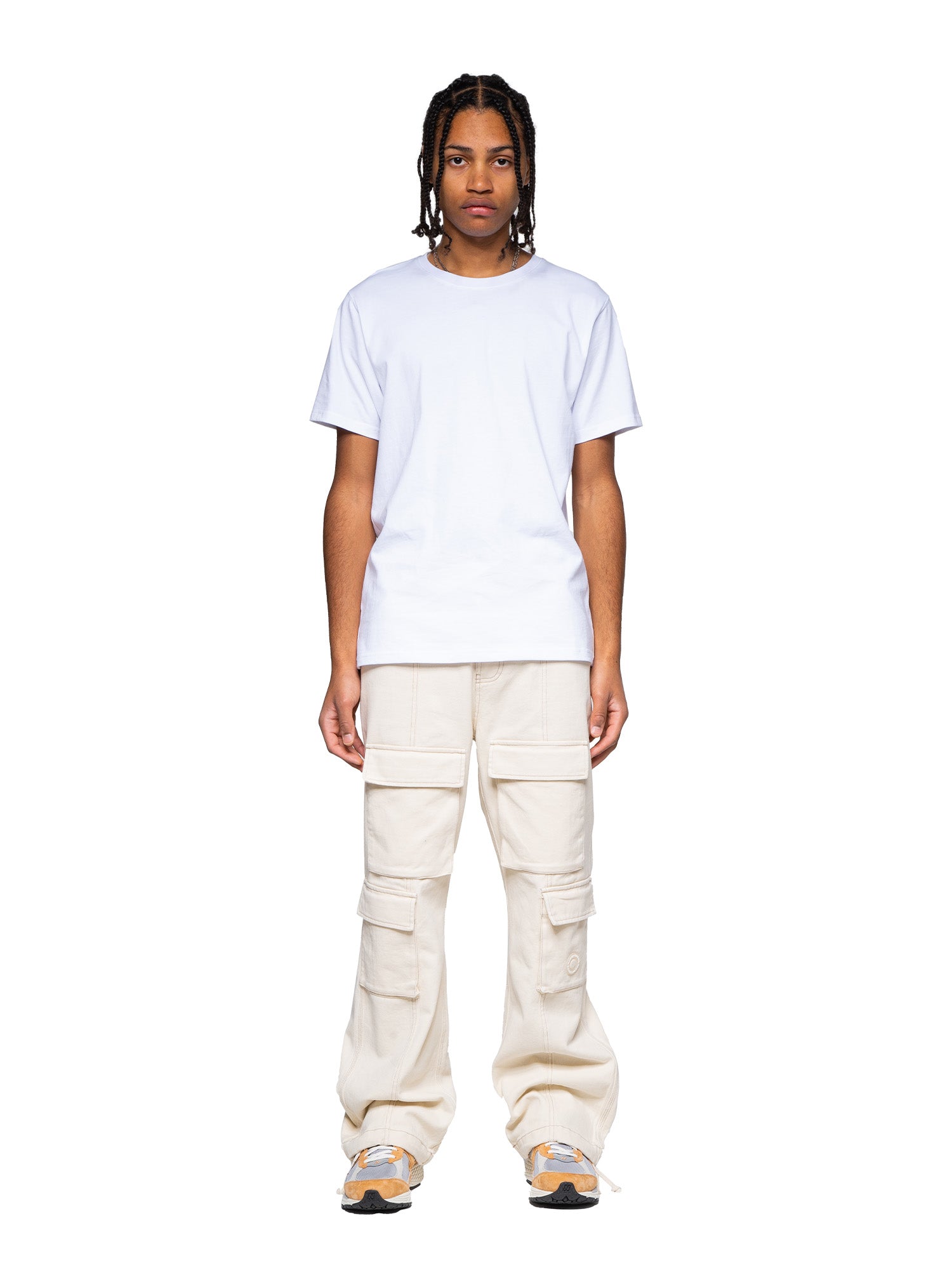 Carter - Twill Cargo Pant - Off White