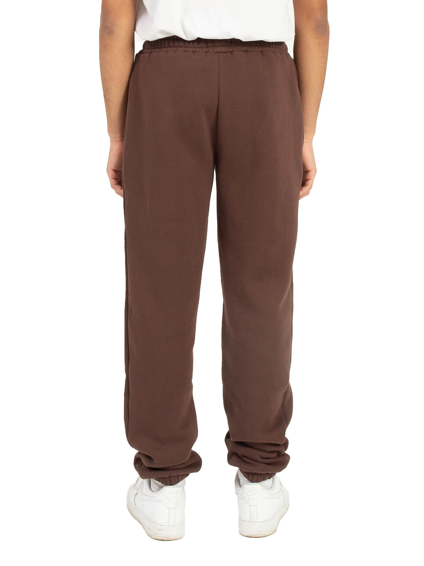 Kaylo - Brown Sweatpants with Rubber Patch